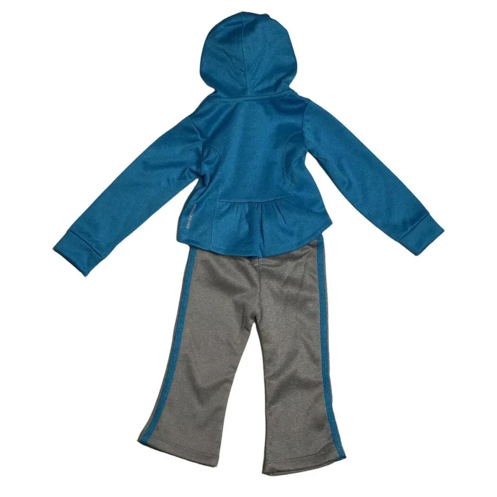 NEW Skechers Baby Girls 3 Piece Hooded Jacket Pants Shirt Active Wear Outfit 18M